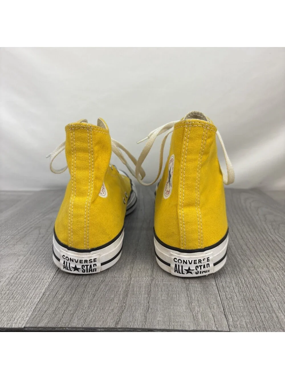 Converse Chuck Taylor Yellow High Tops M8 W10